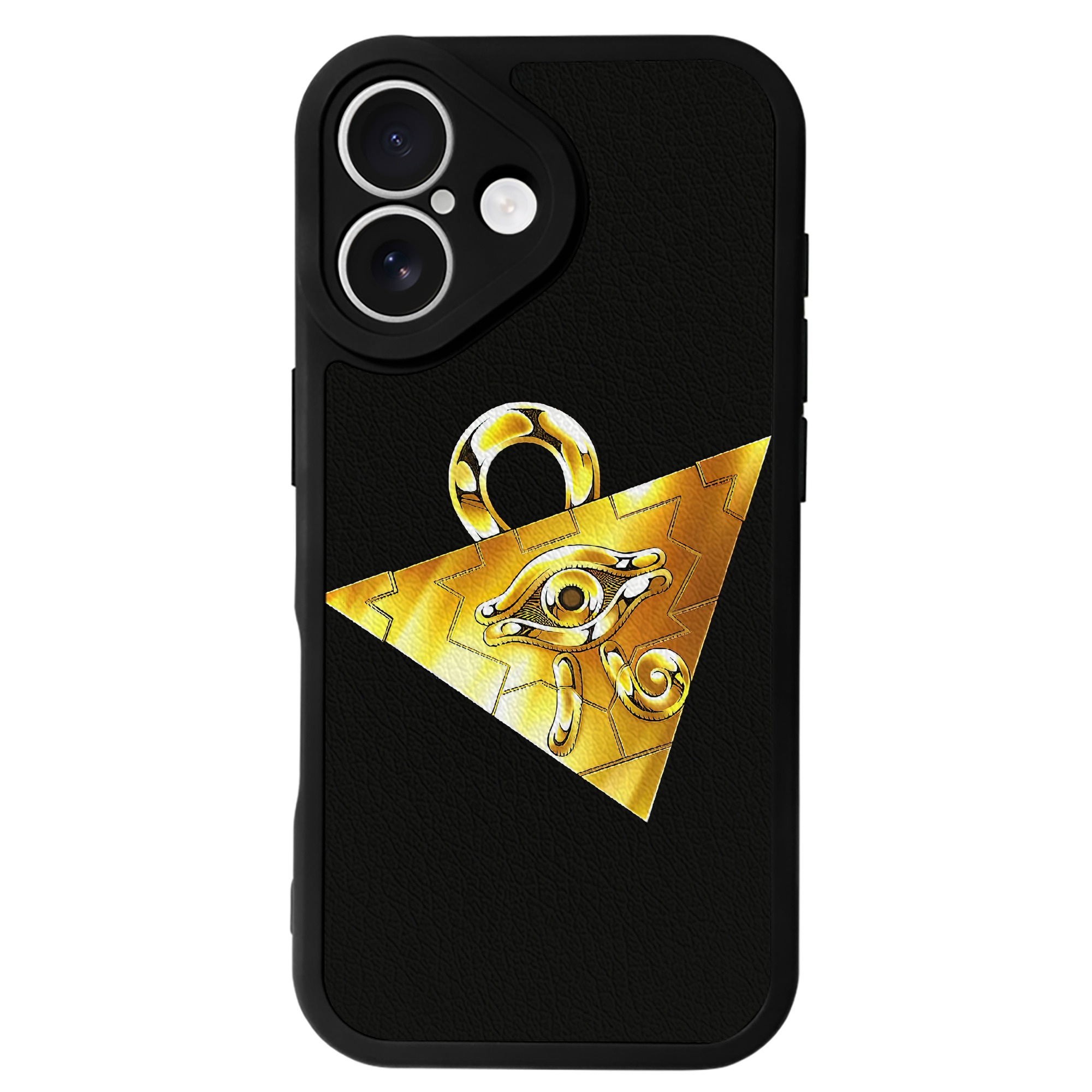 遊☆戯☆王 Yu-Gi-Oh! 【iPhone 16シリーズ対応】シリコンスマホケース（レザー調） 材質：シリコン